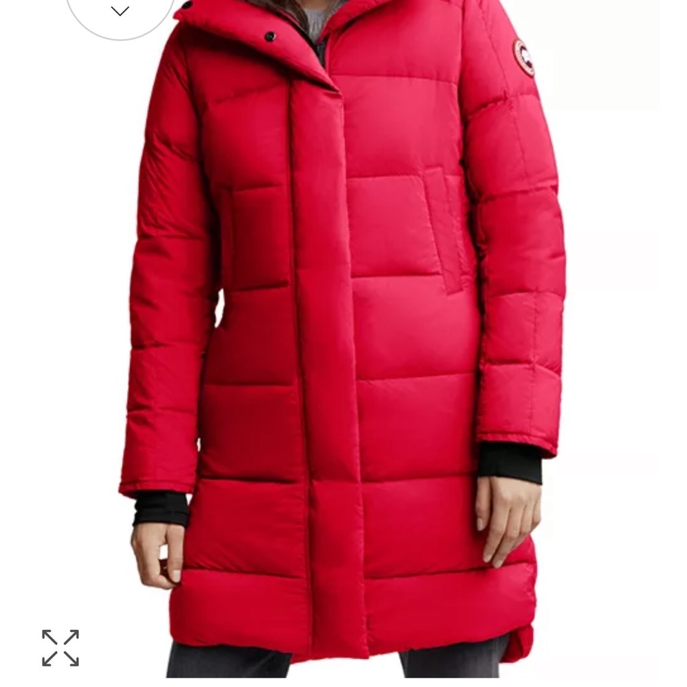 Canada Goose red parka